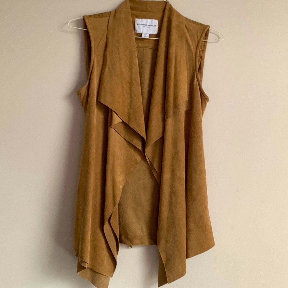 Faux leather vest Size Small